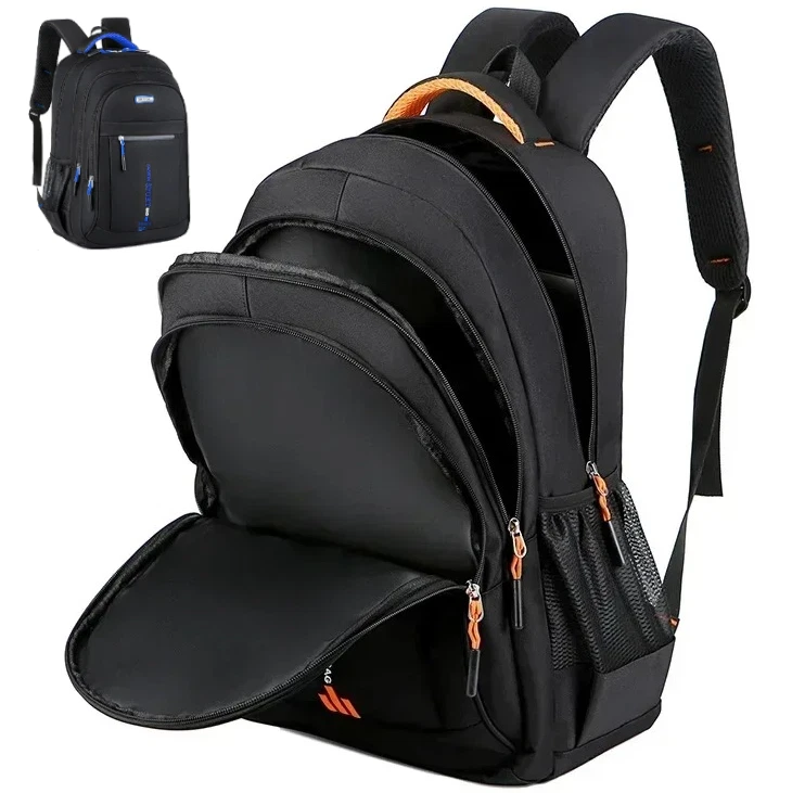 BOXSAM Zaino Da Uomo Per Scuola E Università, 24L, Impermeabile, Leggero 0,5kg, Con Porta Computer 14 Pollici, Tasche Multiple, Design Casual