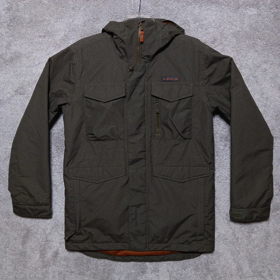 Chaqueta Encubierta Burton Para Hombres Pequeña Verde DryRide Thermolite Snowboard Esquí Nieve Foto 2 de 4