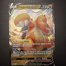 Pokemon TCG Dragonite V SWSH154 (Jumbo) Black Star Promo OVERSIZED