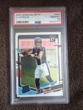 2023 Panini Donruss Optic Rated Rookie C.J. Stroud #244 PSA Gem MT 10 Rookie RC
