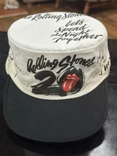 Vintage 80s Rolling Stones Painters  Hat 20th Anniversary Promo Cap