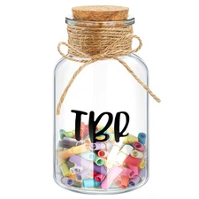 TBR Jar Book Lover Gift To Be Read List Jar Bookish Accessories for Reader