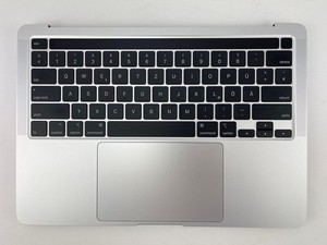 Apple MacBook Pro 13" 2020 A2251 Topcase Gehäuse Upper Body Tastatur Silber MwSt
