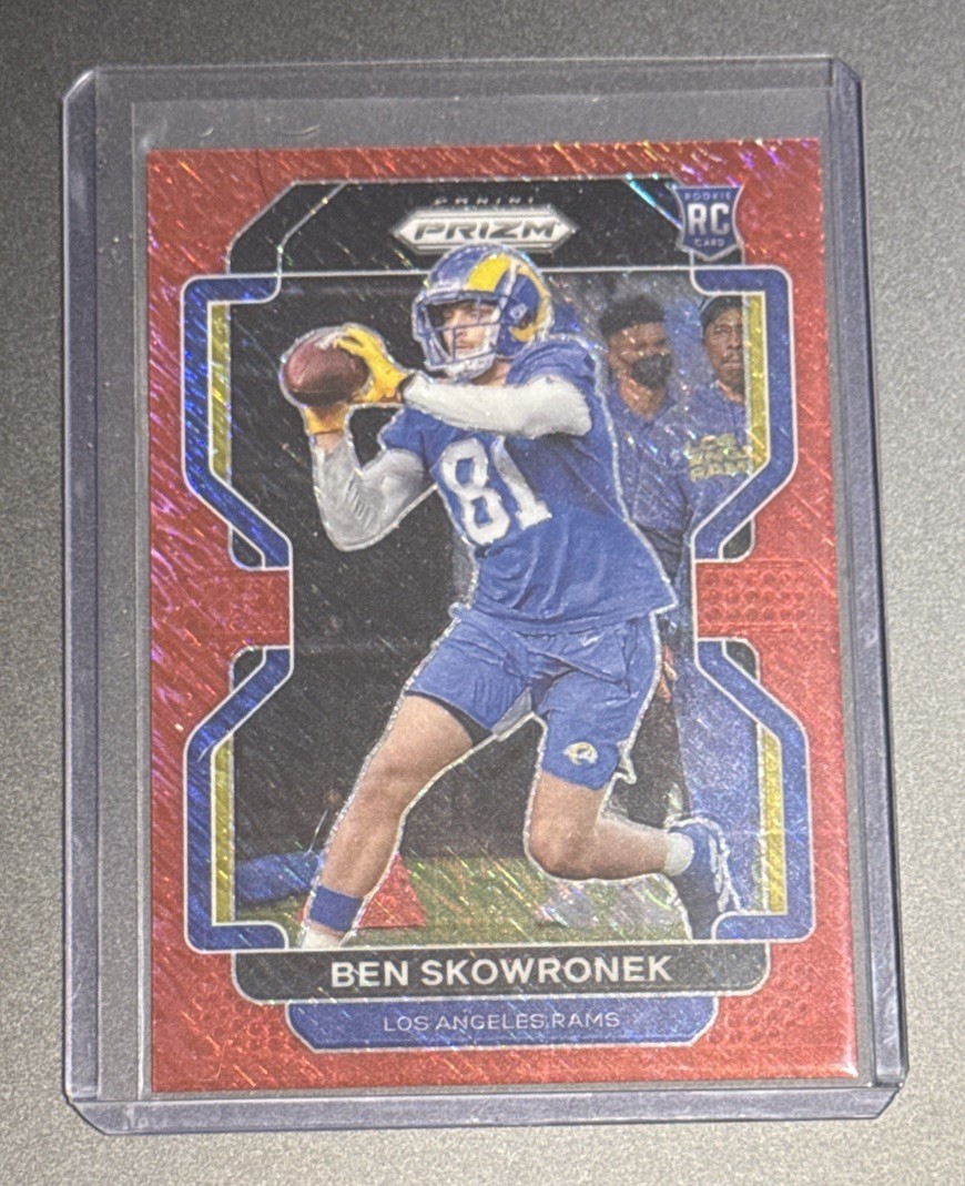 Ben Skowronek Panini Prizm #413 Red Shimmer