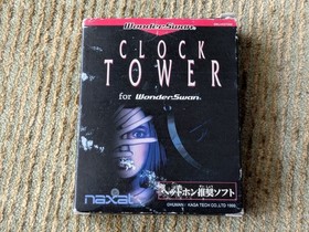 Clock Tower Bandai Wonderswan Complete CIB Tested US SELLER