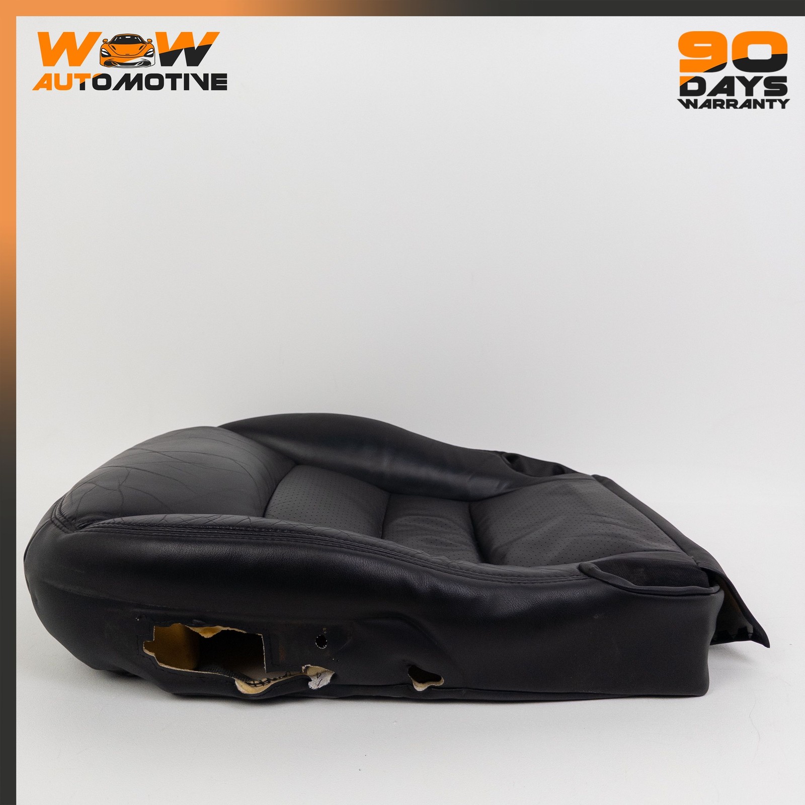 05-11 CHEVROLET CORVETTE C6 FRONT LEFT BOTTOM LOWER SEAT CUSHION BLACK OEM