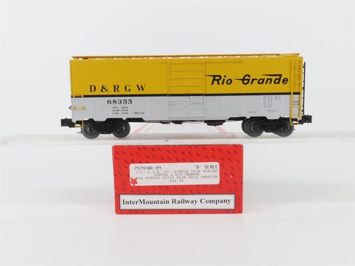 Vagón de carga O Gauge 3-Rail Intermountain 25141HR-04 DRGW Rio Grande 1937 40' #68355 | Zustand: Used