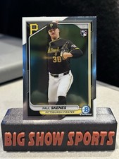 PAUL SKENES (2 Card Rookie Lot) 2024 Bowman Chrome - 2024 Donruss Rated Prospect