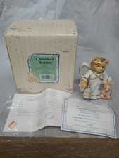Vintage Enesco Cherished Teddies 141267 "Celeste" An Angel To Watch Over You