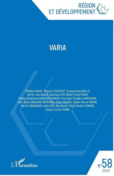 Collectif | Varia | Taschenbuch | FranzöSisch (2024) | Editions L'Harmattan-image