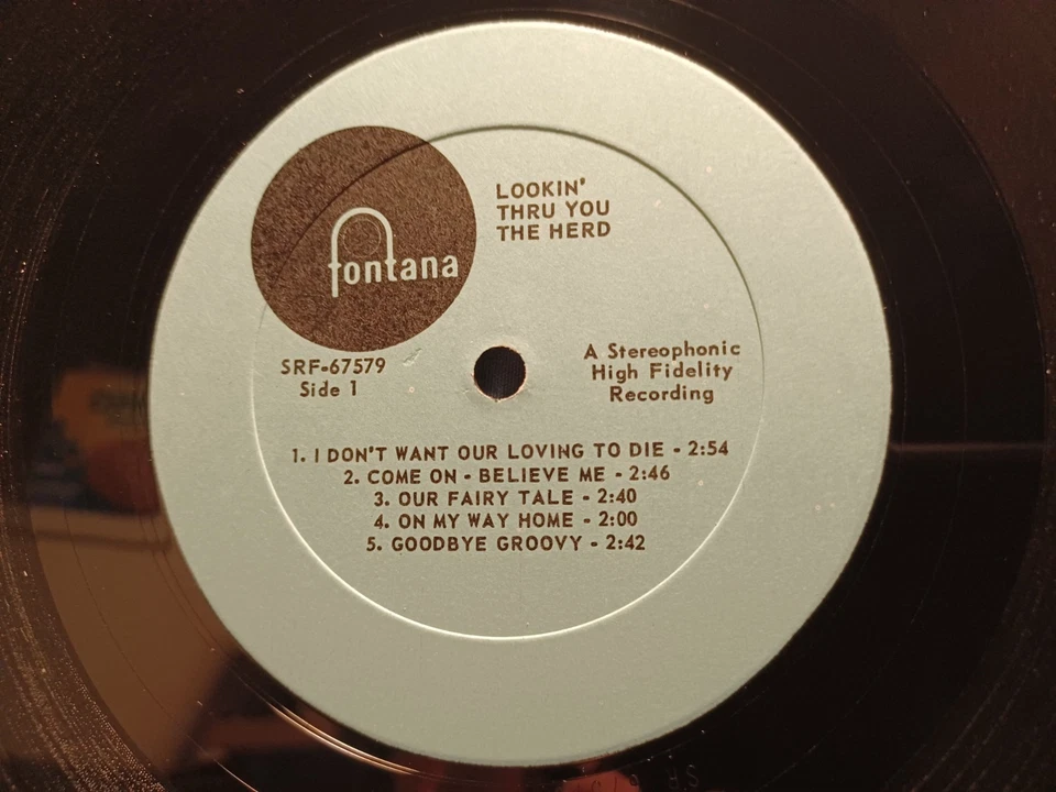 The Herd  Lookin' Thru You  Rare 1968 Fontana Pop Mod Rock Lp Peter Frampton - Image 2 of 3