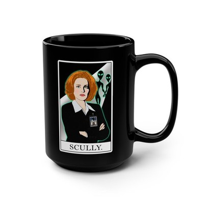 X-Files Scully Tarot Card Mug - Dana Scully Coffee Cup - I Want to Believe Mug