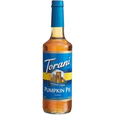 Torani Sugar-Free Pumpkin Pie Flavoring Syrup 750 mL Glass Bottle 880372664