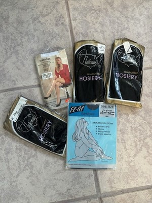 Vintage Hosiery Lot  El-Al Nationals Golden Legs 12 pair total