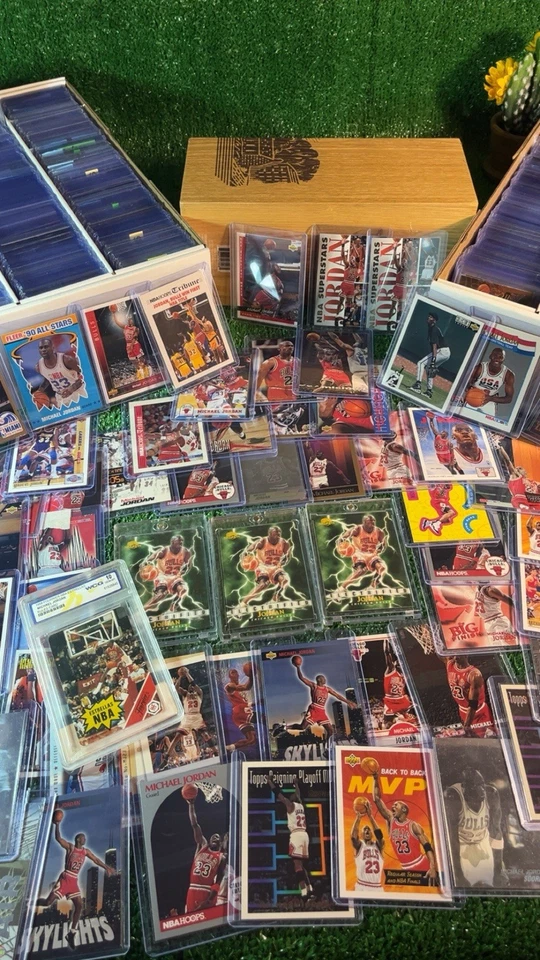 BASKETBALL CARDS 90s Inserts Vintage Sports Estate Sale Lot MICHAEL JORDAN& More - Image 2 of 4
