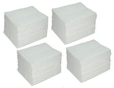AABACO Oil Only Absorbent Pads - Heavy Weight Sheets 100ct Per Pack 15 X 17...