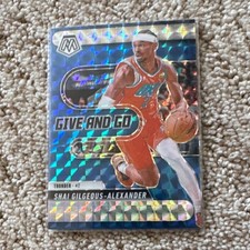 24-25 Panini Mosaic Give and Go Shai Gilgeous-Alexander #2 Oklahoma City Thunder