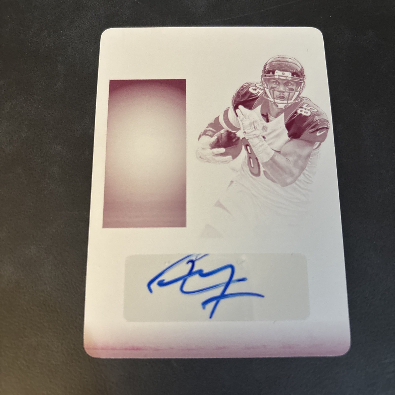 2017 Panini Preferred Printing Plate Autograph - Tyler Eifert /1
