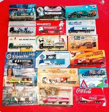 57 LKW Modelle Trucks Werbetrucks OVP Lastzug Fahrzeuge Sammlung Autos Werbung
