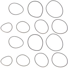 1 Box of Watch Back Gaskets Watch Gaskets Kit Replacement Watch Case O-rings