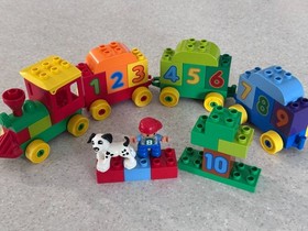 LEGO DUPLO the train of numbers 10558 COMPLETE brick parts lot VGC