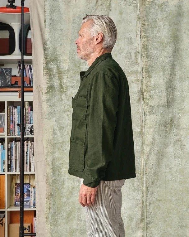 Tellason Coverall Jacket - Garment Dyed Green Medium Made in USA BNWT $225 image 4