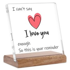 FreeJac I Love You Gifts for Her Him - Valentines 4.7'' x x 0.24'', Red 