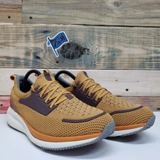 Johnston & Murphy Sport Knit Athletic Running Men Sz 8.5 Ginger Lace Up 25-6560