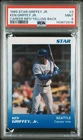 PSA 9 1989 STAR GRIFFEY JR. #3 KEN GRIFFEY JR. CAREER INFO YELLOW BACK ROOKIE
