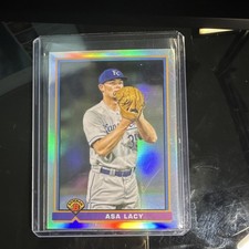 Topps 2021 Bowman 1991 Bowman Asa Lacy Rookie Insert Royals Card #91B-AL