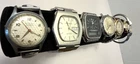 VTG Watch Lot Citizens Caravelle Benrus Waltham Timex Baldwin Parts MCM Watches
