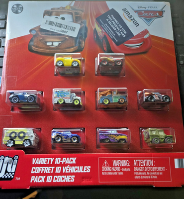 Disney Pixar Cars Mini Racers 10-Pack Lightning McQueen Mater | eBay