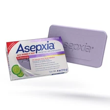 Asepxia • Softening Acne Bar Soap with Cucumbers & 2% Salicylic Acid • 4 Oz