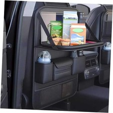 Car Backseat Organizer with Foldable Table Tray,Car Seat Back Protector with