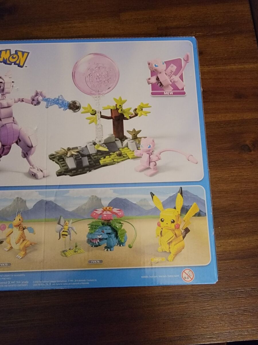 Mega Construx Pokemon FVK77 Mew Vs. Mewtwo Clash