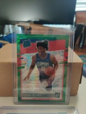 2020-21 Donruss Optic Fanatics Daniel Oturu Prizm RC Rookie GREEN PULSAR #183