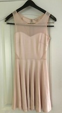 GUESS DRESS SLEEVELESS PINK COLOR Shear Sheath BEAUTIFUL Small S
