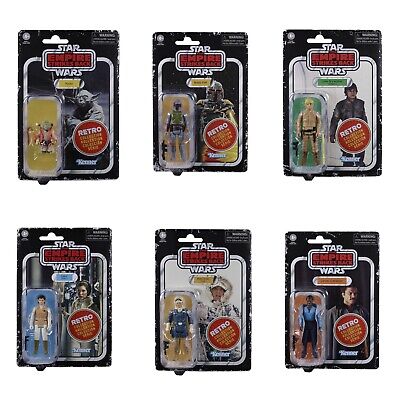 LEIA HASBRO STAR WARS RETRO COLLECTION LUKE HAN SOLO LANDO BOBA FETT YODA SET
