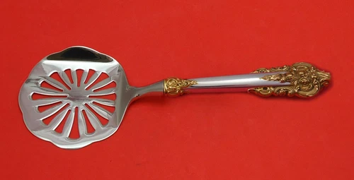 Grande Baroque Gold Accents by Wallace Sterling Silver Tomato Server Custom HHWS