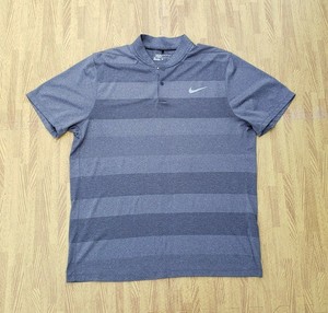 Nike Golf Dri-Fit Gray Striped 