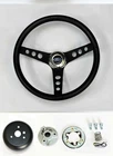 1978 - 1991 Ford F100 F150 F250 F350 Bronco 13 1/4" classic black steering wheel
