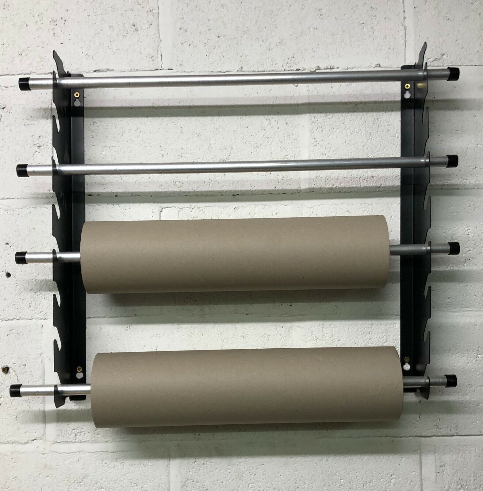 Wall Mounted - 150cm - Roll Holder Wrapping Paper Dispenser Pole Vinyl  Textiles