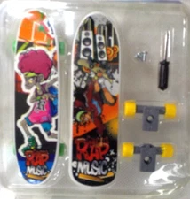 Street Glow Great Mini-Finger Board Kit (Rap Music) New In Packaging no card