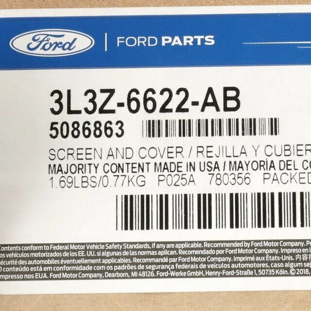 OEM новый Ford 2004-2010 F-150 навигатор XLT масло подачи трубка 3L3Z6622Ab 3L3Z-6622-AB - Изображение 2 из 4