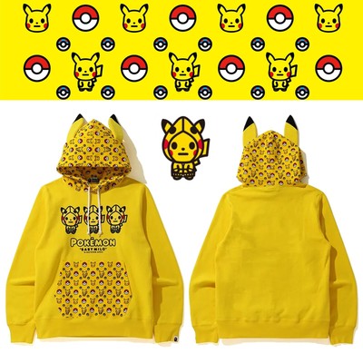 pikachu bape hoodie