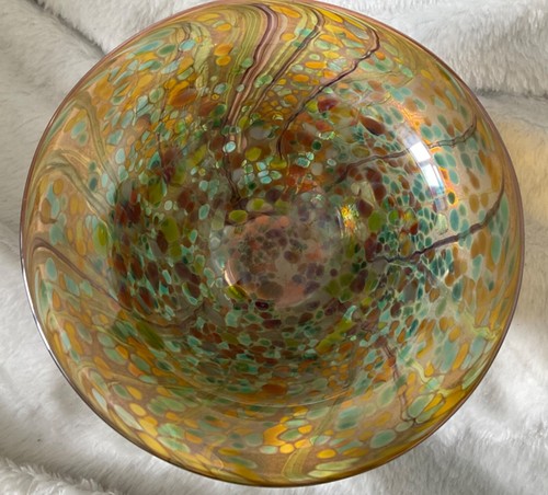 Isle of Wight Studio Glass Bowl Summer Fruit Goldenberry - Picture 3 of 8