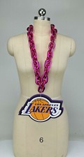 New NBA Los Angeles Lakers Gameday Tailgate Hot Pink Fan Chain Fanchain