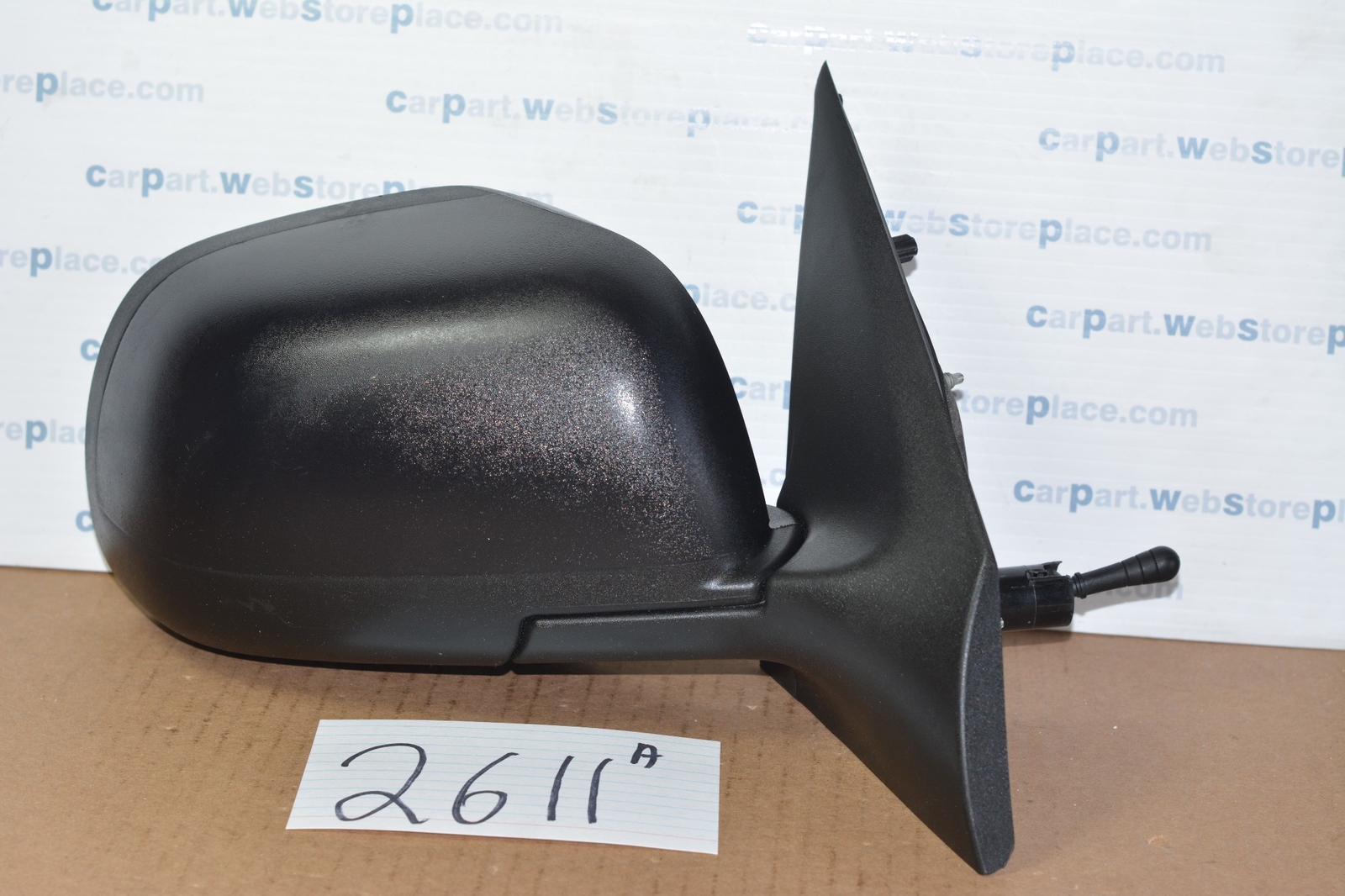14 15 16 Nissan Versa Passenger side Mirror Used Manual Black #2611A