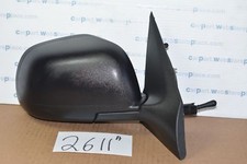 14 15 16 Nissan Versa Passenger side Mirror Used Manual Black #2611A