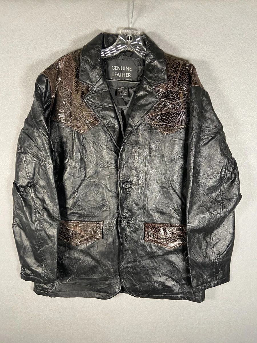 Navarre leather jacket clearance